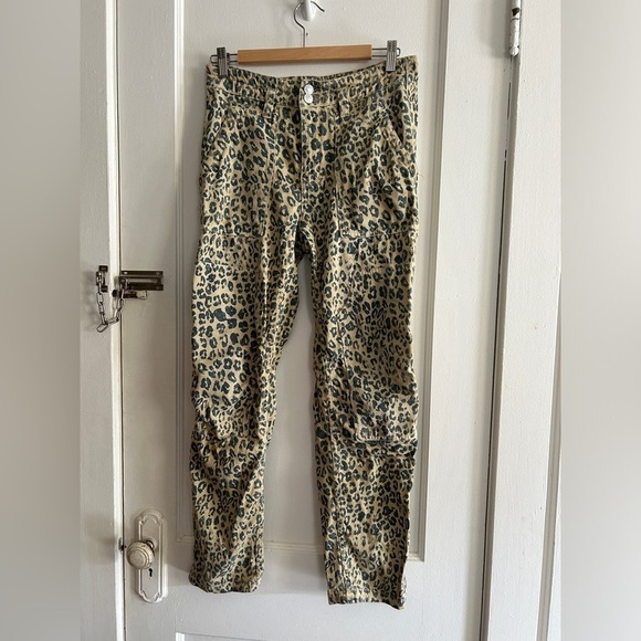 Pilcro Pants - Pilcro Women’s Leopard Jeans 26 Women’s Anthropologie Denim Cotton